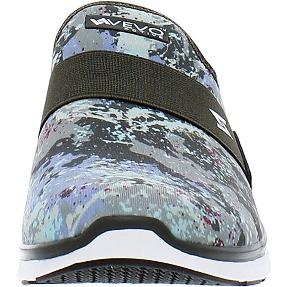 Vevo Active Womens Aly  Green Slides Slip On Padded Insole Mules Shoes New - Picture 3 of 3